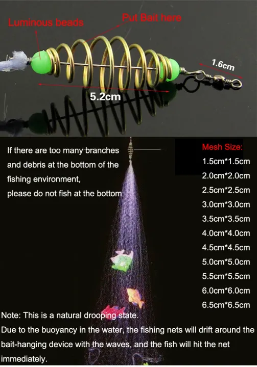 1Pcs%20Fish%20Bait%20Net%20Nylon%20Folding%20Fishing%20Spring%20Net%20with%20Luminous%20Beads%20Netting%20for%20Night%20Fishing%20Shoal%20Cast%20Nets%20Outdoor%20Traps%20-%20Image%202