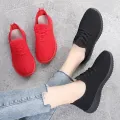 Women's Vulcanize Shoes 2024 Sneakers Solid Black Red Shoes Gym Fitness Trainers Walking Sport Shoes Female Zapatos Mujer. 