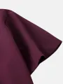 Summer Fashion Men's Short Sleeve Button Down Henley Shirts Casual Solid Beach Shirt. 