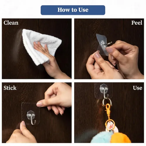 Transparent%20Self%20Adhesive%2010%20pcs%20Hanger%20Hooks%20Heavy%20Duty%20Wall%20Hooks%20for%20Kitchen%20Bathroom%20Home%20Storage%20Organizer%20-%20Image%204