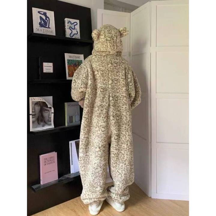 Leopard%20Hooded%20Pajamas%20Animal%20Kigurumi%20Unicorn%20Adult%20Onesies%20for%20Women%20Winter%20Sleepwear%20Flannel%20Pochets%20Overall%20Sets%20Slippers%20-%20Image%207