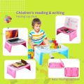 Foldable Lap Desk with Storage - Durable Lightweight Portable Laptop Computer Children Desks for Homework or Reading.