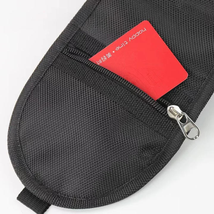 Multi-Pocket Utility Pouch – Compact Waist Bag with Zipper, Carabiner ...