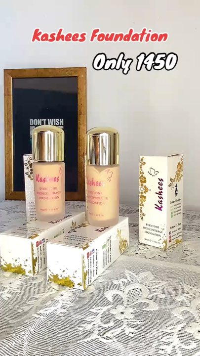 High Coverage Liquid Foundation 30ml Full Coverage Matte Finish Long-Lasting Waterproof & Oil-Control Foundation Lightweight Smooth Base for All Skin Types