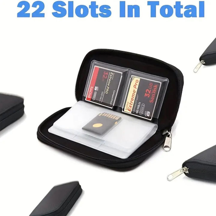 Memory%20Card%20Storage%20Bag%20Carrying%20Case%20Holder%20Wallet%2022%20Slots%20for%20CF/SD/Micro%20SD/SDHC/MS/DS%20Game%20Accessories%20Memory%20Card%20Box%20-%20Image%203