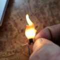 Four-color 3V Led Cob Flash Candles Edison Flame LED Filament 2200K Diode Birthday Party Decoration Light Bulb Accessories DIY. 
