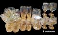 cool set /28 pice cool set / crystal gold cool set/jahez gift pack set/28 pice gift set/crystal cool set/18 glass set. 
