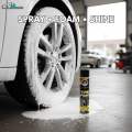 THREE GUYS Tire Foam Cleaner 650ml – German Engineered | Tire Polish, Tire Shiner & Cleaner | Long-Lasting Shine & Protection. 