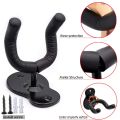 Guitar Hanger Wall Mount, Black Walnut Wood Guitar Hanger Mount, Guitar Holder Hook for Acoustic Electric Guitar Bass Ukulele. 