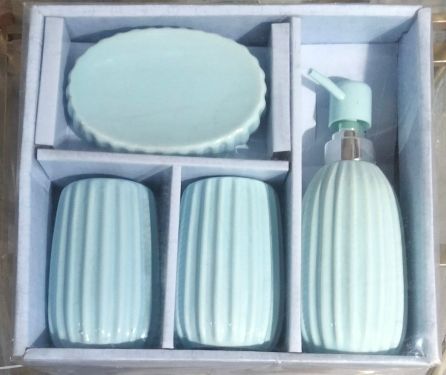 4pcs bathroom set ceramic high quality set /in bathroom use