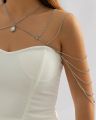 Shoulder Chain Neckless Fashion Jewellery Stylish Women Necklace Jewellery Chain Play Suit Party Wear Chain - Necklace S. 