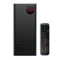 Baseus 20000mAh Adaman Metal Power Bank - 22.5W Fast Charging, Black.