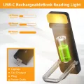 Clip-on Bookmark Book Light With Timer USB Rechargeable Reading Light Mini Led Read Light Portable Bedside Desk Light Read Lamp. 