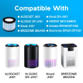 HEPA Replacement Filter, Compatible Air Purifier DH-JH01, Intelabe EPI080, and Elechomes EP1081 Air Purifier, 2Pack. 