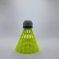 Pack of 6 Hi qua 110 Badminton shuttle Yellow and white , Shuttle for beginners and Intermediate for outdoor,indoor Badminton sports. 