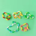 1/3/5Pcs Tangle Fidget Toy Twisting Sensory Hand-Eye Coordination Toy Anxiety Relief Finger Toy for Kid Adult Fine Motor Skills. 