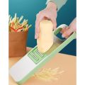 Multifunctional Hand Grater Manual Chopper (Kaddu Kash) - With 4 Blades. 