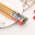 Japanese 5Pairs Bamboo Chopsticks for Sushi Non-Slip Food Sticks Hot Pot Reusable Chinese Chopsticks Tableware Kitchen Tools.