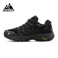 HIKEUP  Mens Hiking Shoes Breathable Lace Up Trekking Male Cushioning Outdoor Climbing Tourism Sneakers for Men. 