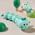 Children's Chained Caterpillar Cartoon Cute, Cute, Fun, Moving, Running Small Animals Guide Interactive Baby Crawling Toy Gifts. 