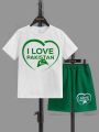 14 August Soft Stretchable Banyan Suit | Summer Wear for Boys & Baby Girls | Sizes 1–6 Years | Green & White Outfit  14 August kids dress  
baby girl green dress  
boys white shirt 14 august  
summer wear for kids  
soft stretchable kids suit. 