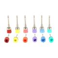 100pcs/Box Dental Polishing Brush Polisher Prophy Cup Rubber Latch Colorful Nylon Bristles Mix Style Dentist Tool Lab Material. 