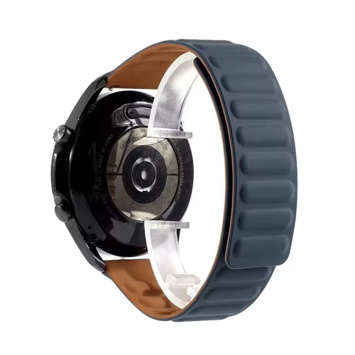 22mm Watch Strap Silicone Magnetic Band Strap