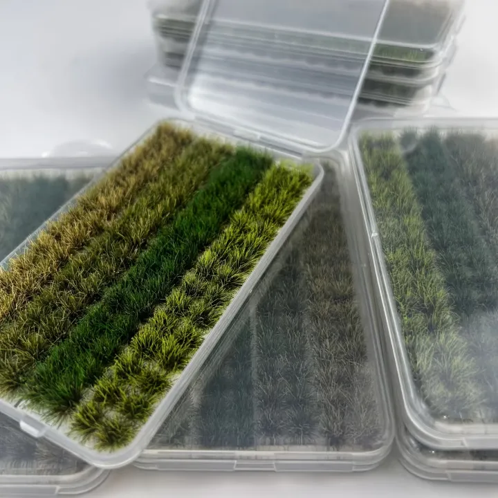 Miniature Lawn Realistic Grass Cluster Scene Model Miniature Materials ...