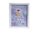 A4 3d baby frame | A4 Acrylic protection non breakable frame | baby milestone frame.. 
