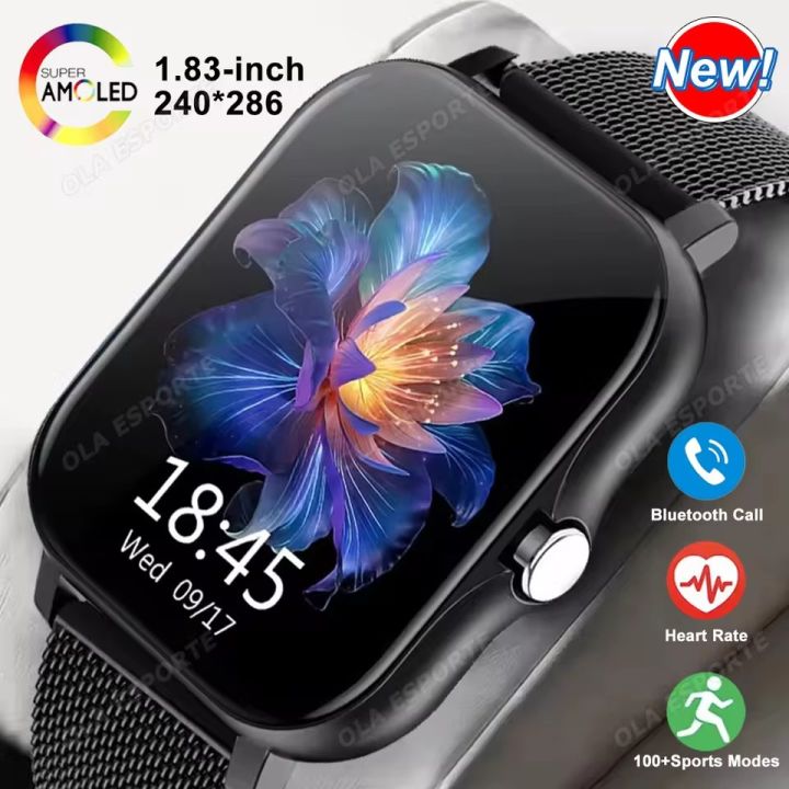 2026 New Smart Watch Android Phone Bluetooth Call Blood Oxygen/Pressure Monitoring Sports Waterproof Smart Watch Women Men Band