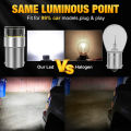 2pcs P21W LED 1156 BA15S BAU15S PY21W BAY15D LED Bulb 1157 P21/5W R5W LED COB Car Signal Lights 12V 6000K White.
