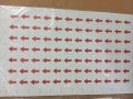 1000 Removable Document Arrow Labels Red - Arrow Labels Red for Organizing Inventory - Sign Stickers. 