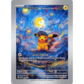 Pikachu Van Gogh Museum Pokemon Collection Cards DIY Pokemon Classic Single Card Game Anime Self Made Cards Gift Toys. 