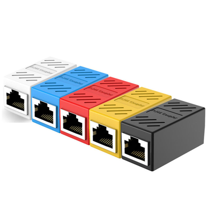 RJ45 Connector Coupler Cat7 Cat6 Cat5e Female RJ 45 Extender Adapter ...