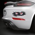 3Pcs Funny Monster Sticker Waterproof 3D vinyl self adhesive funny anime cute Auto Peeking Monster car stickers.