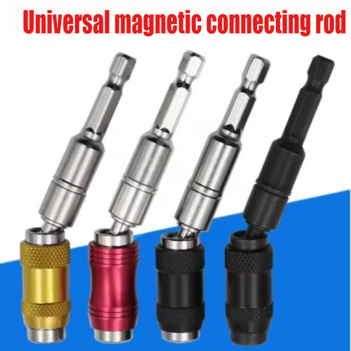 1/4 Hex Shank Pivoting Magnetic Screw Drill Tip Quick Change Locking ...