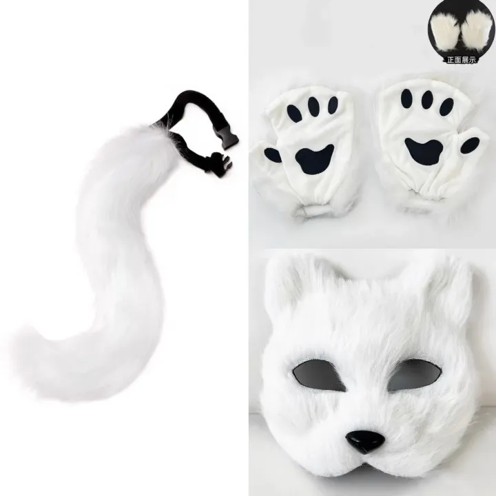 Fluffy%20Fur%20Fox%20Half%20Face%20Mask%20Foxes%20Tail%20Cat%20Paws%20Gloves%20and%20Wolf%20Therian%20Mask%20Set%20Halloween%20Cosplay%20Costume%20Accessories%20Party%20-%20Image%203