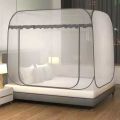 Home Bedroom Square Top Yurt Mosquito Net Dormitory Installation-free Single Mosquito Net Summer Encrypted Universal MosquitoNet. 