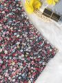 Plus Size Women's Skort Floral Print High Waist A-Line Summer Fashion Lightweight Casual Comfortable Flowy Design Breathable Fab.