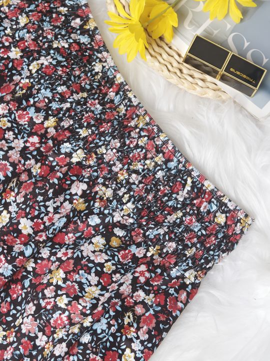 Plus%20Size%20Women's%20Skort%20Floral%20Print%20High%20Waist%20A-Line%20Summer%20Fashion%20Lightweight%20Casual%20Comfortable%20Flowy%20Design%20Breathable%20Fab%20-%20Image%203