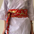 Japanese Style Girdle Sushi Restaurant Waiter Chef Waist Belt Haori Kimono Corset Waist Obi Dress Waistband Chinese Hanfu Belt.