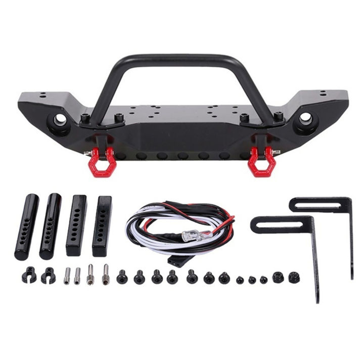 RCXAZ%20Metal%20Front%20Bumper%20and%20Rear%20Bumper%20with%20LED%20Lights%20for%201/10%20RC%20Tracked%20Axial%20SCX10%20III%20AXI03007%20TRX-4%20Upgrade%20-%20Image%204