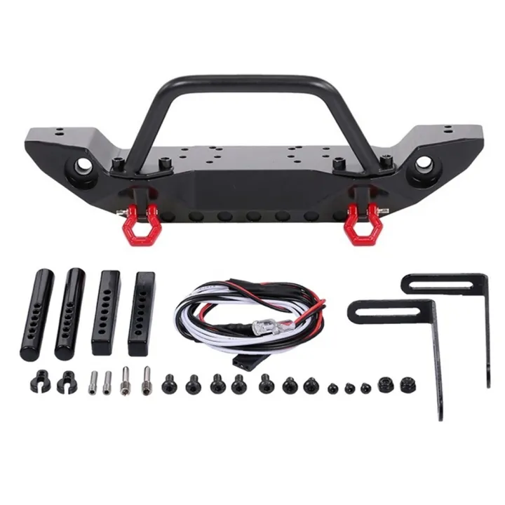 RCXAZ%20Metal%20Front%20Bumper%20and%20Rear%20Bumper%20with%20LED%20Lights%20for%201/10%20RC%20Tracked%20Axial%20SCX10%20III%20AXI03007%20TRX-4%20Upgrade%20-%20Image%204