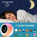 Sun & Moon Rise Kids Alarm Clock | Children's Sleep Trainer with Wake-Up Light & Night Light | Sleep Sound Machine | Teaches Kids Day & Night | Ideal for Better Sleep Routine. 