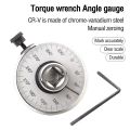 Torque Wrench Torquemeter Dial Hand Tool Auto Service Equipment Garage Calibrated In Degrees Automotive Tools Car Repairing.