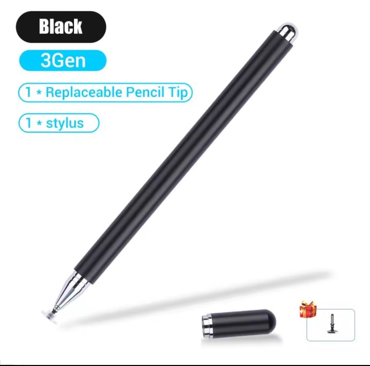 3Gen%20Universal%20Stylus%20Pen%20with%20Replaceable%20Pencil%20Tip%20,%20Precision%20Touch%20Pen%20for%20Tablets%20&%20Smartphones%20-%20Image%202