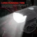 Bike Light USB Rechargeable 300 Lumens 3 Modes Bicycle Lamp Light Front Headlight with 50 LUM taillight Light. 
