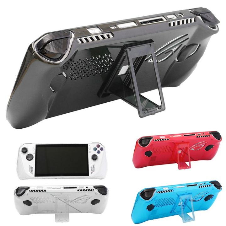 %E3%80%90Sleek%E3%80%91%20For%20ROG%20Ally%20Transparent%20Protective%20Case%20Shockproof%20Back%20Cover%20With%20Bracket%20Handheld%20Console%20Full%20Coverage%20Game%20Accessory%20-%20Image%203