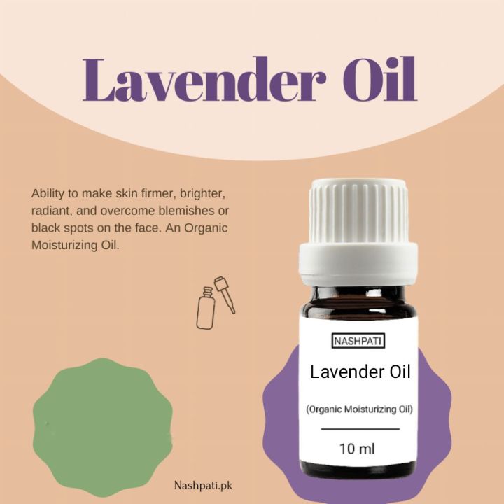 Organic Lavendar Oil 10 ml 100% Original  - Herbal Pure - روغن لیونڈر