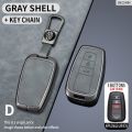Zinc Alloy Car Key Case Cover Shell Fob For Toyota Prius Camry Corolla CHR C-HR RAV4 Land Cruiser Prado Car Keychain Accessories.